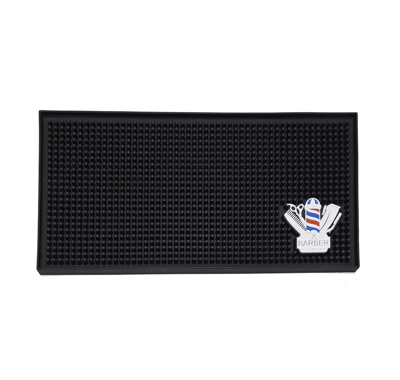 Hairdressing Tool Anti-Skid Pad, Retro Oil Head Clipper Silicone Pad
