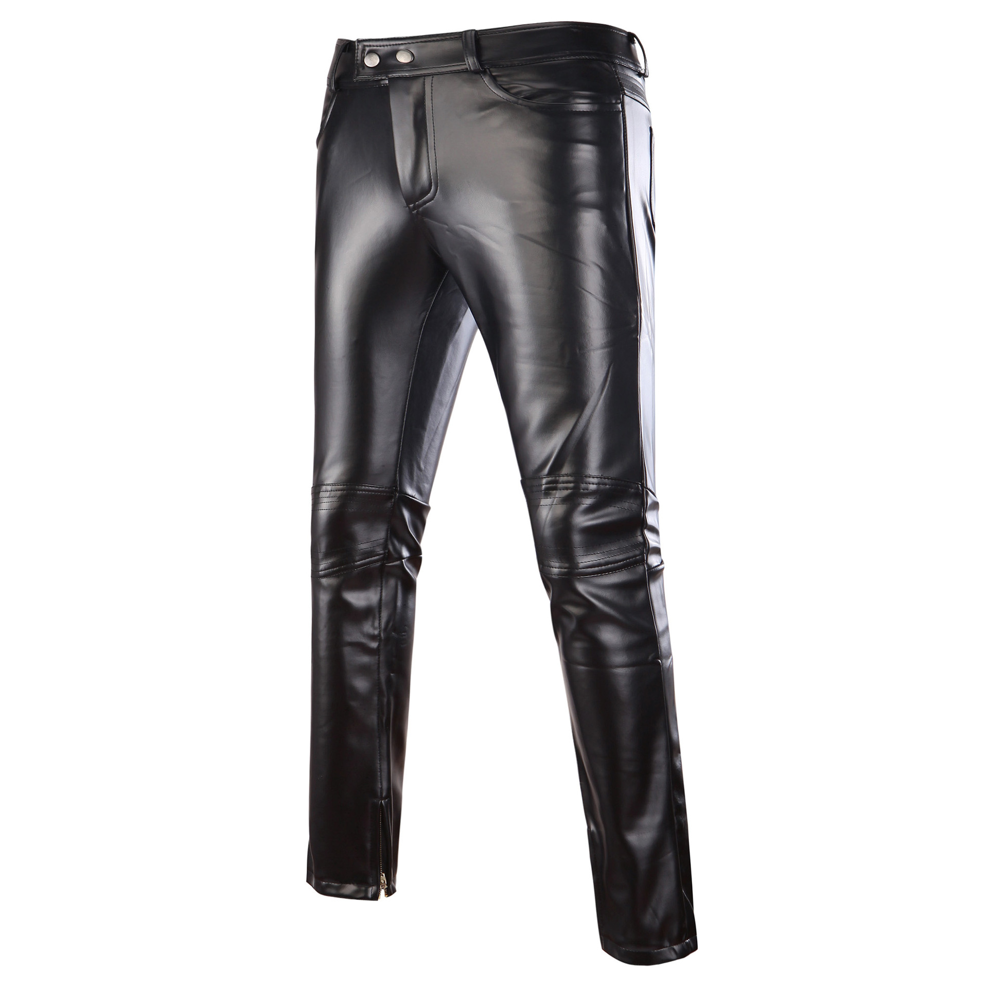 Title 8, Pantalones Brillantes de Hombre Estilo Broncead...