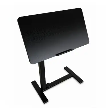 A Wheeled Adjustable Bedside Table, A Portable Dining Table With Adjustable Height And Inclination, Suitable For Dining, Working And Reading.