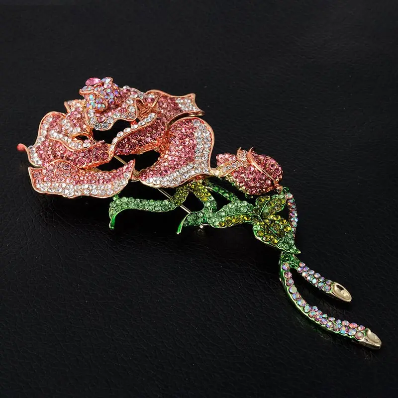Rose Brooch Winter Accessories