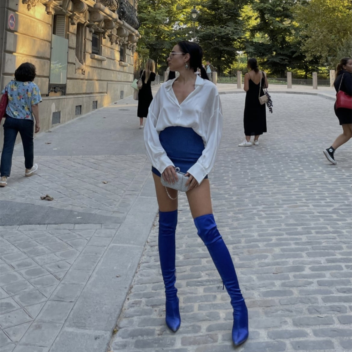 Women's Western Fashion Versatile Loose White Shirt