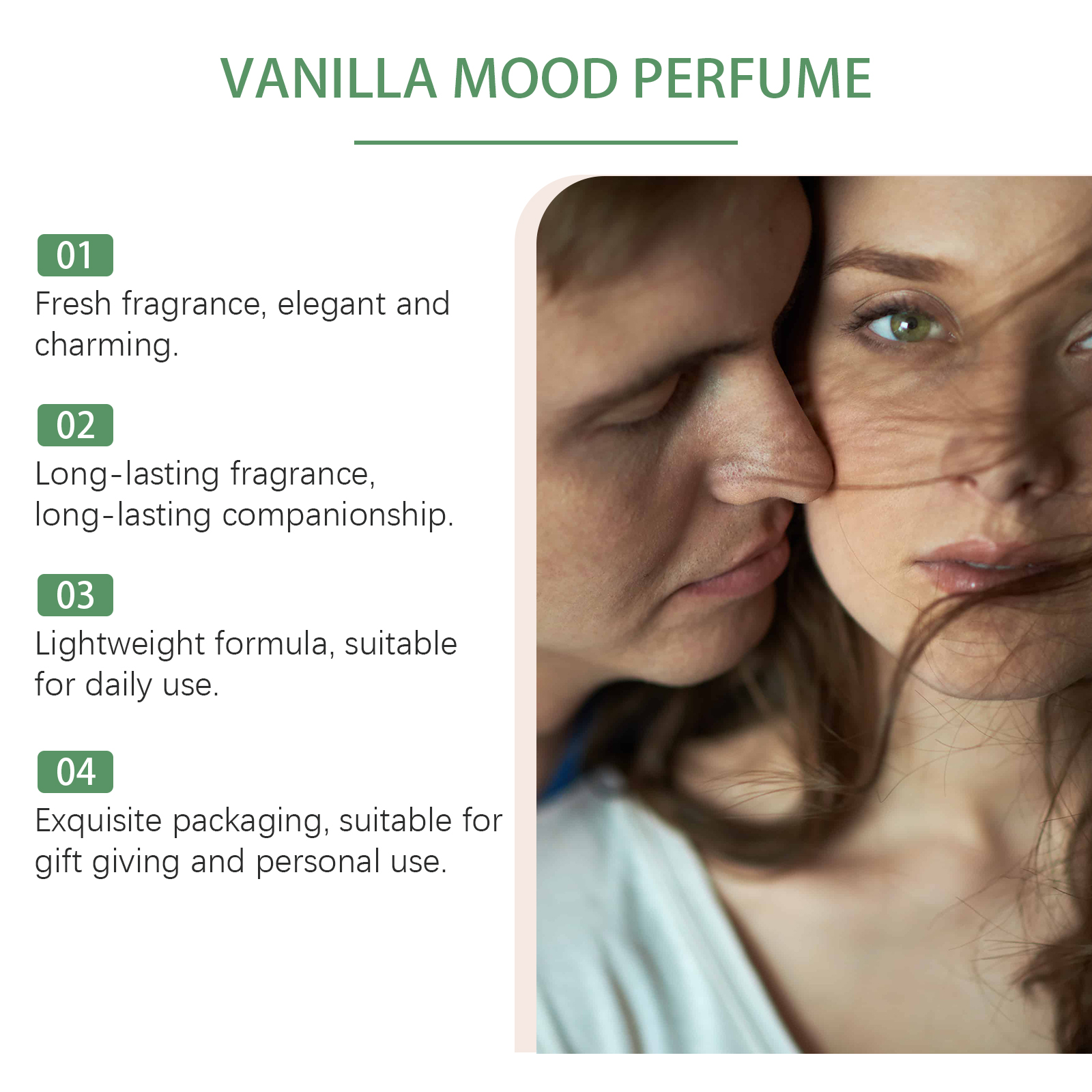 Vanilla Mood Arabian Roll On Perfume Oil, 12ML Long Lasting Floral Vanilla Scent For Women