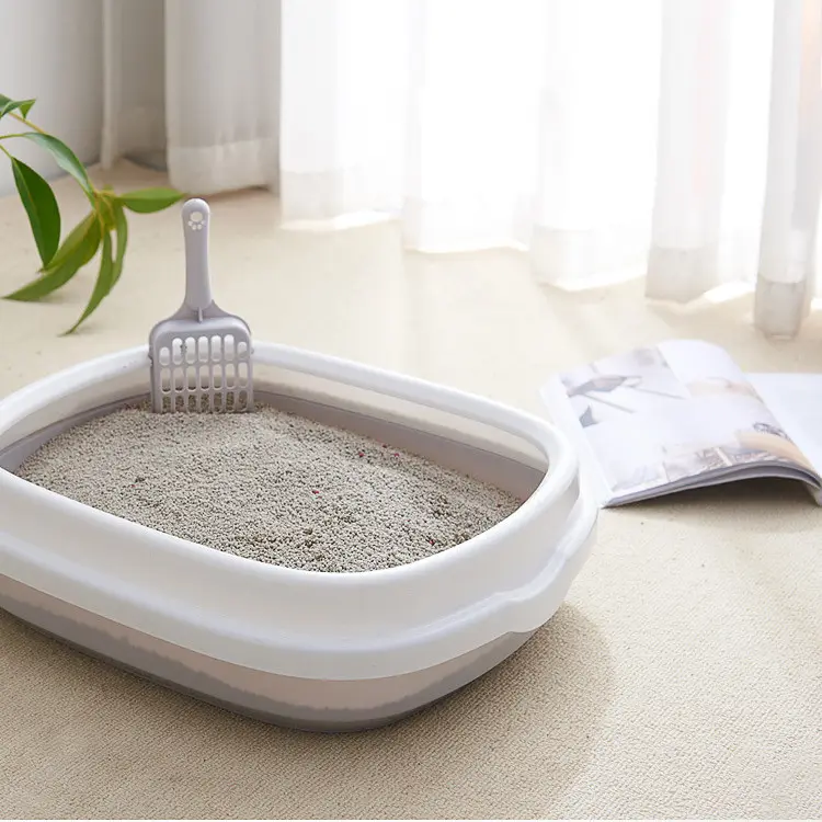 Pet Toilet Cat Litter Box with Scoop High Quality