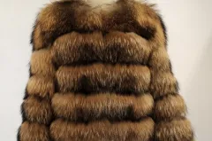 Women's Fur Coat Is Popular In Europe And America - Raccoon Dog Hair - View 1