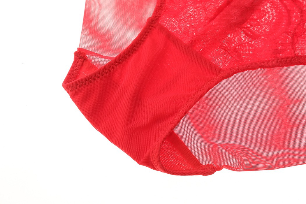 Title 11, Benming Year Red Lace Small Breast Underwear La...