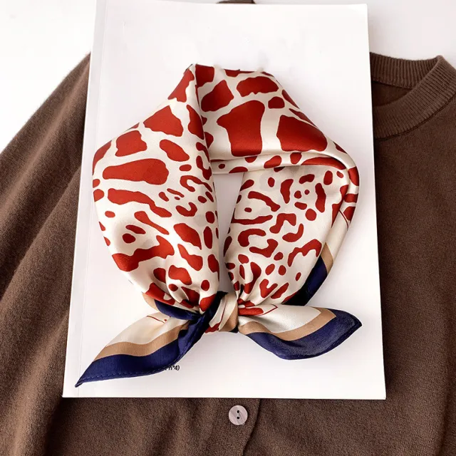 Silk Scarf Women Fashion Small Silk Scarf 13 Style 53X53Cm - Shop at LoveMi