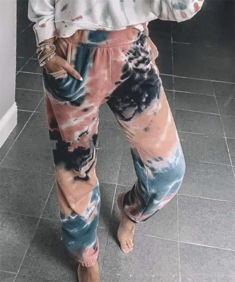 Title 3, Tie-dye joggingbroek met elastische tailleband ...