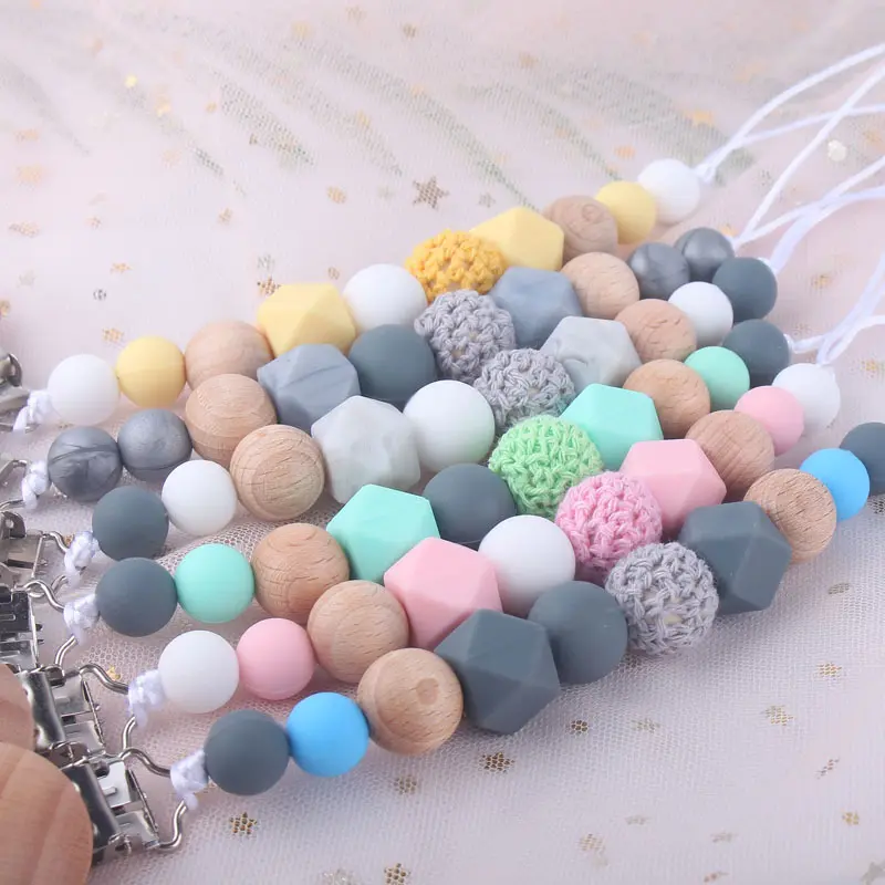 Baby Silicone Pacifier Chain Mother and Products