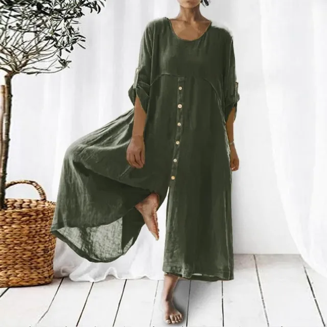 Fashionable Feminine Elegant Long Jumpsuit Green - Shop at LoveMi