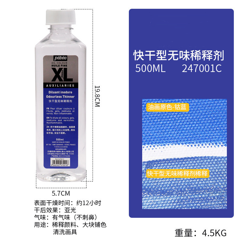 Polishing Mineral Color Blending Oil Refined Flaxseed Oil Painting Medium - Image 17