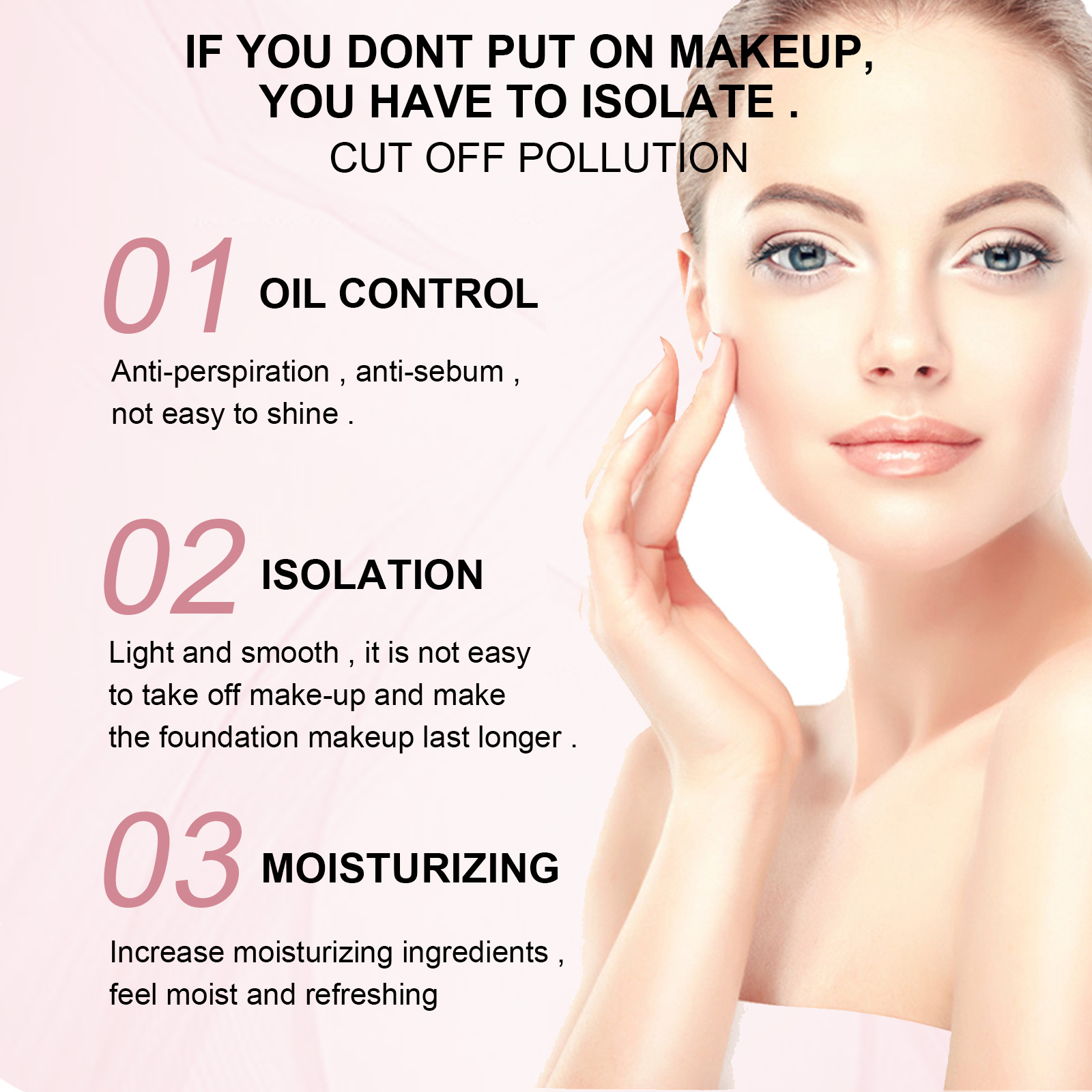 EELHOE Base Gel For Makeup, Pre-makeup Moisturizing And Firming Skin Isolation Base Concealer Cream image 2