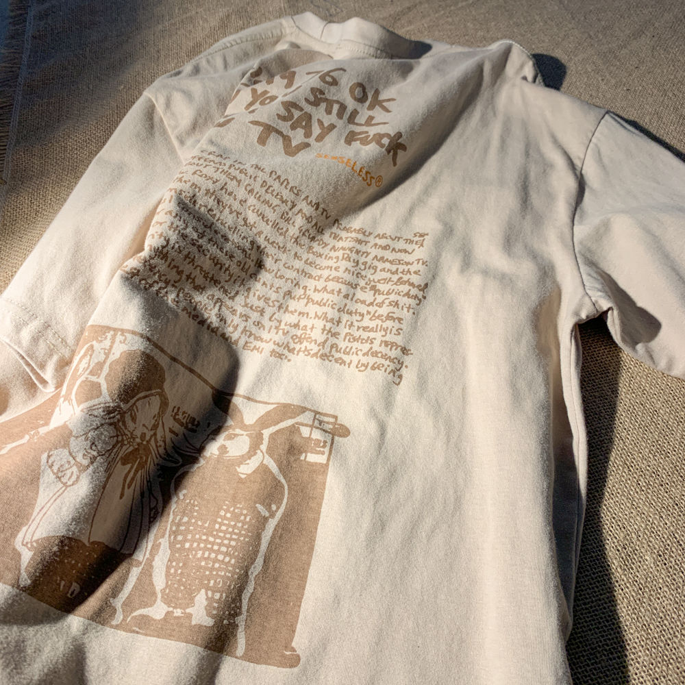 New Vintage Cartoon Letter Printing Loose Short Sleeved T-shirt Women