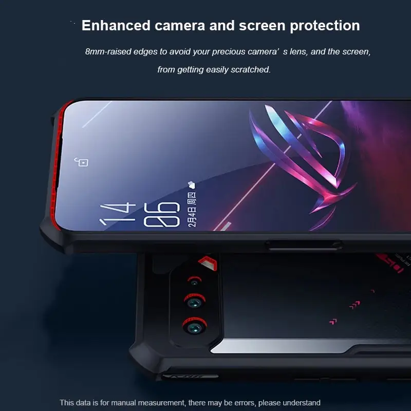 Silicone Edge TransparentProtective Case