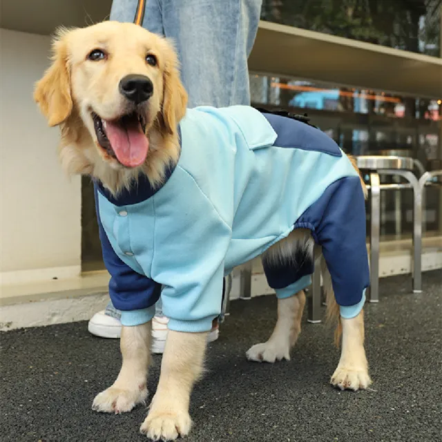 Fashion Pet Dog Four legged Warm Sweater Blue - Shop at LoveMi