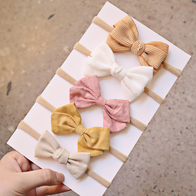 Baby Bow Tie Hair Hoop Nylon