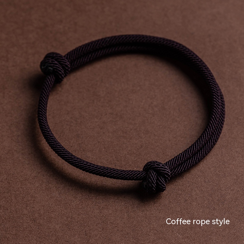 Simple Coffee Rope Anklet