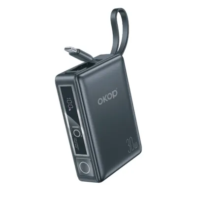 KP-707 Best-selling Power Bank Compact And Portable 10,000mAh High Capacity Long Battery Life Digital Display In Stock