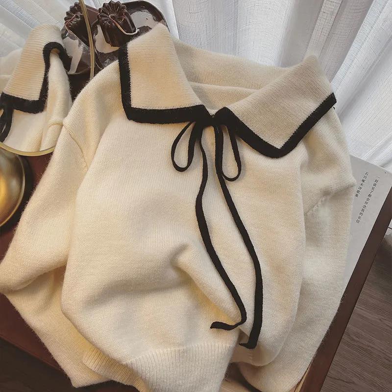 Cute Loose And Versatile Soft Waxy Student Sweater