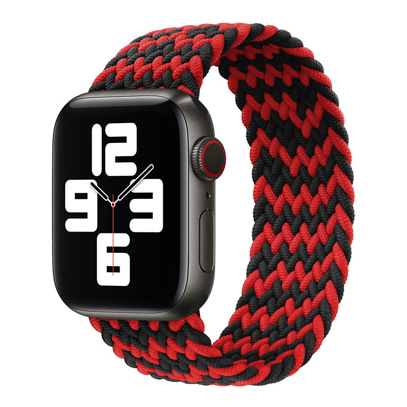 W pattern black red