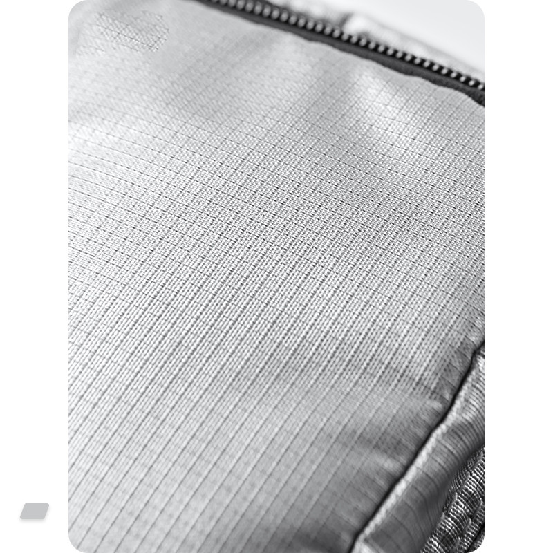 Harajuku Silver Check Chest Bag Men