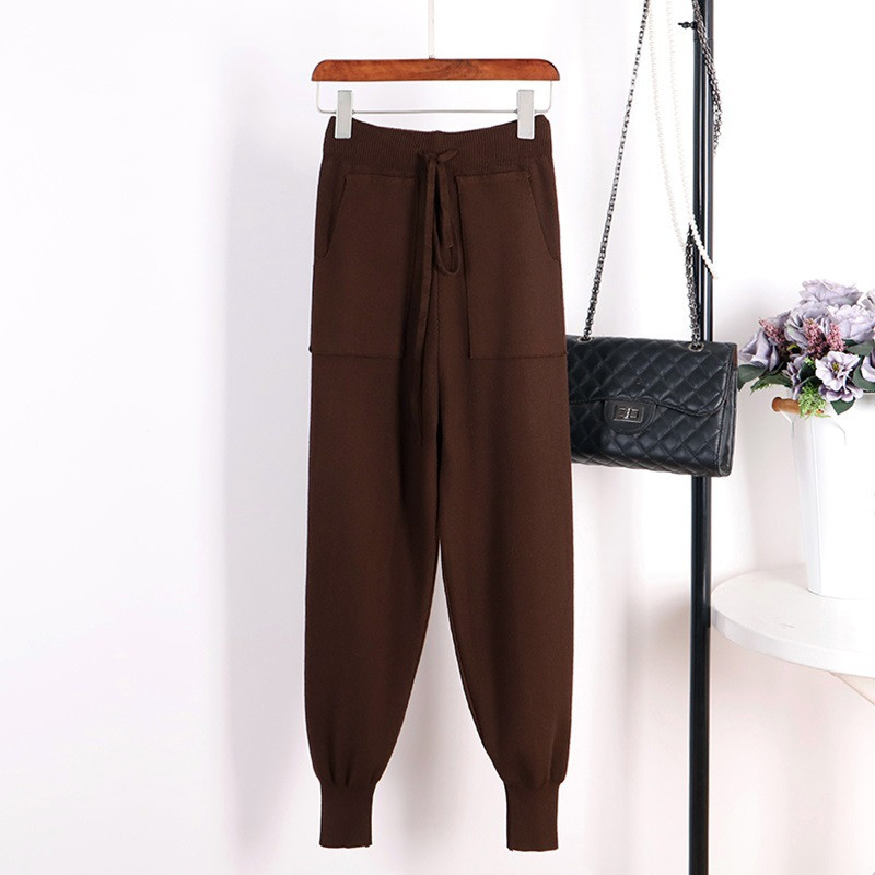 Title 2, Korean Elastic Waist Harem Pants Women