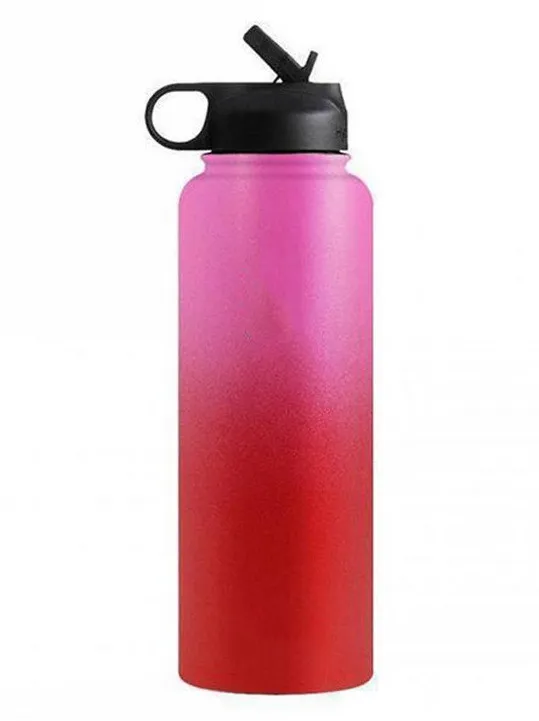 Stainless Steel Wide-mouth Outdoor Sports Vacuum Flask - 4 Color