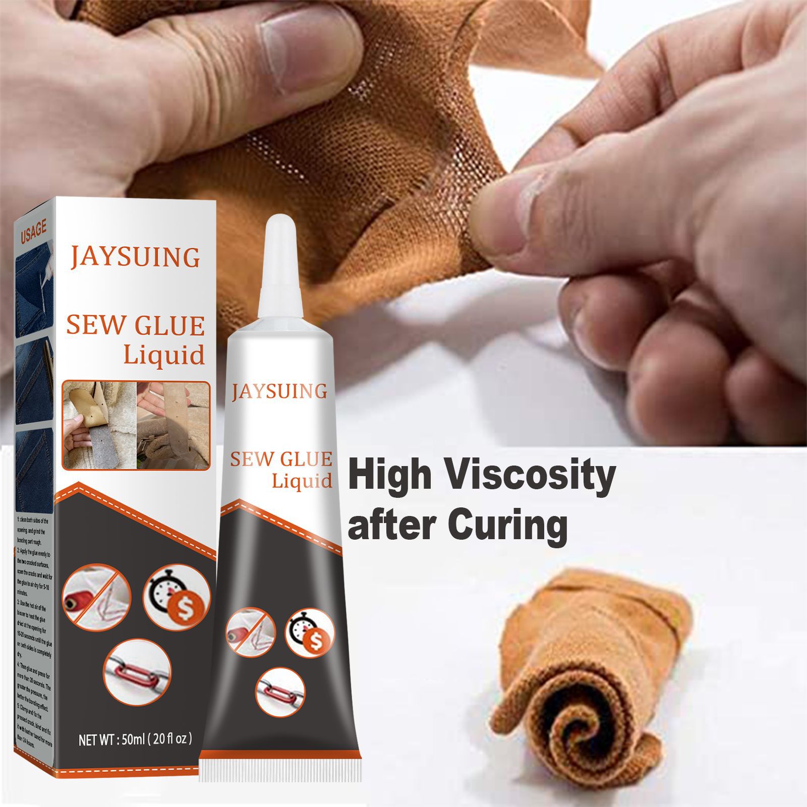 Fabric Sewing Insole Clothing Jeans Hole Repair Adhesive