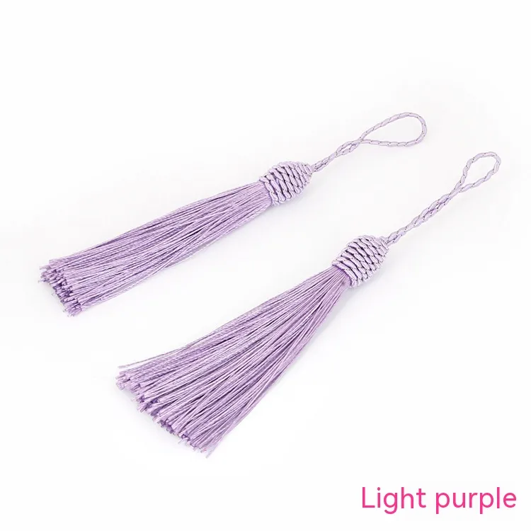 Screw Ball Tassel Material Kit Accessories - Light Purple