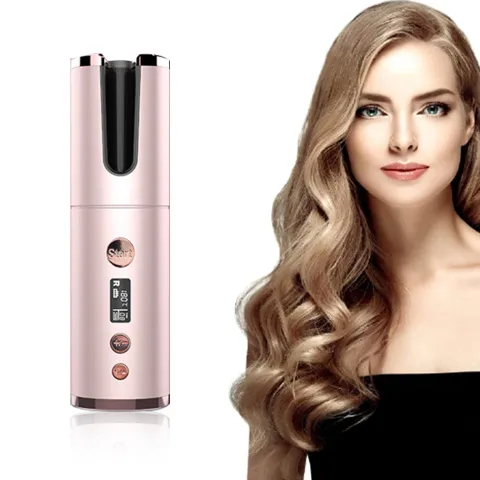 Wireless Rechargeable Curling Iron Electric Hair Curler Fully Automatic
