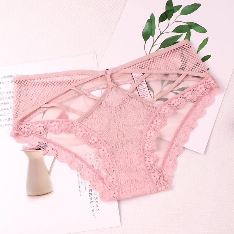 Title 3, Non-marking Lace Feminine Breathable Strap Mid-...