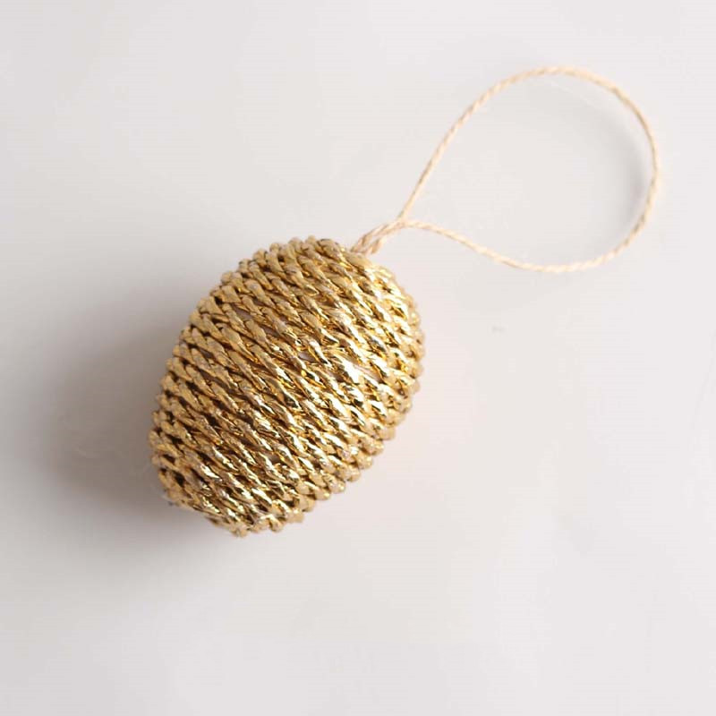 7cm golden rope ball