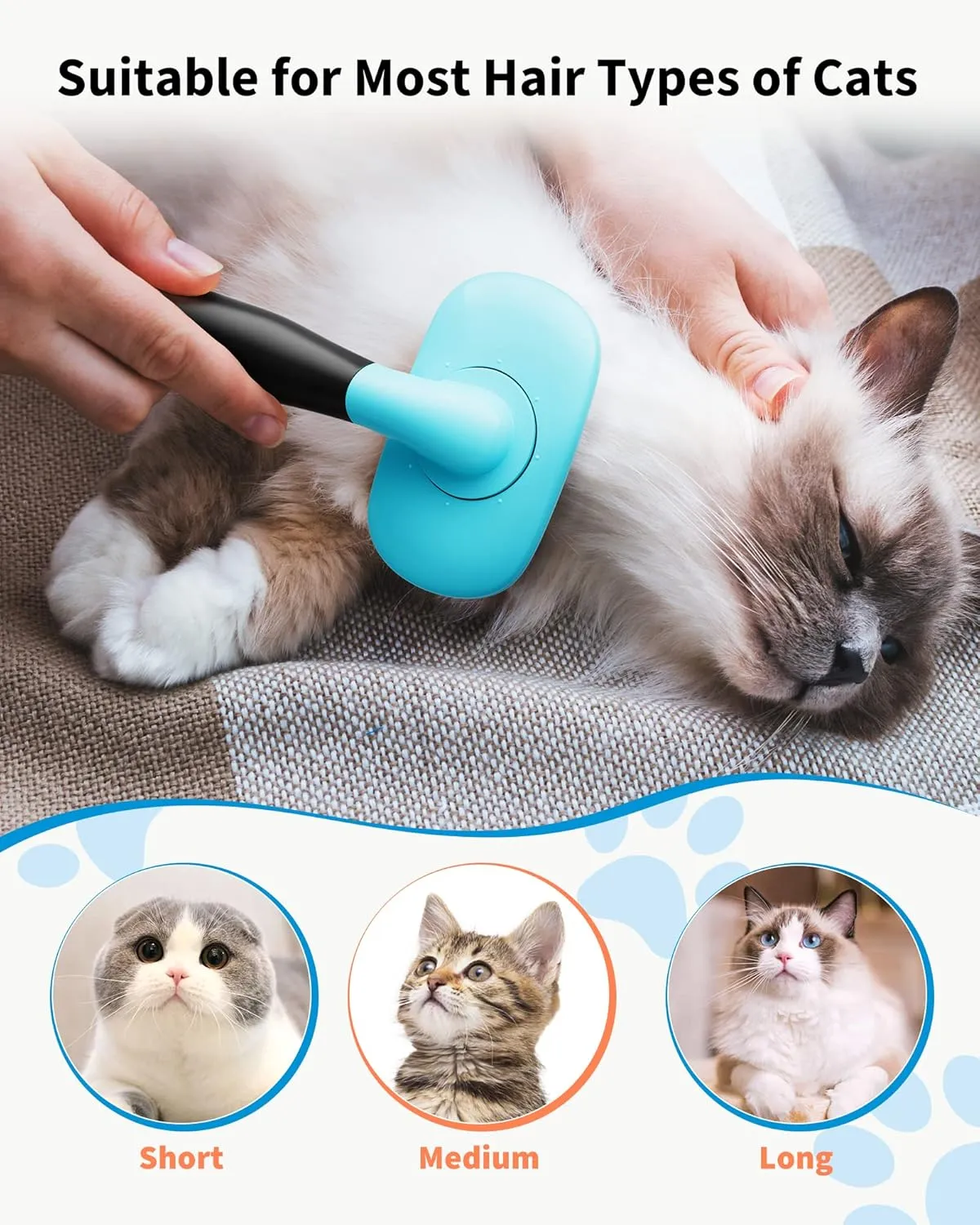 Dog Brush Cat Brush Pet Grooming Brush- Shedding Grooming Tools – image 7
