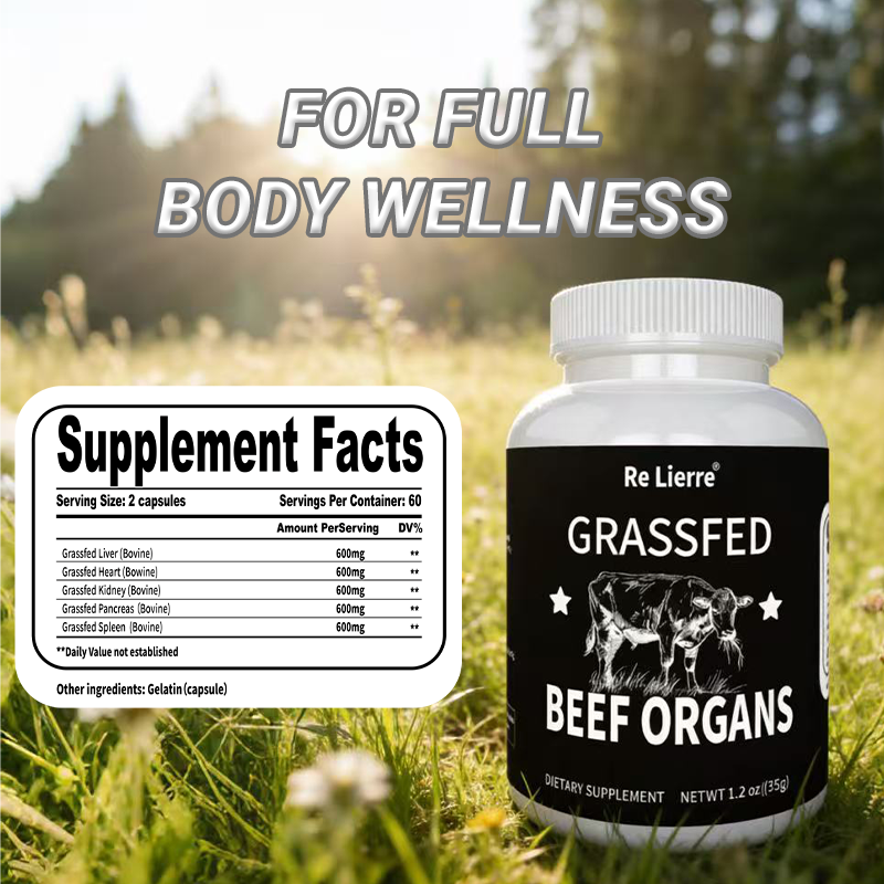 Ancestral Supplements Grass Fed Beef Organ Supplement