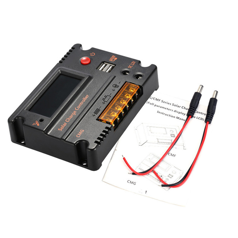 Title 14, Dual DC Port 12V24V20A Solar Controller