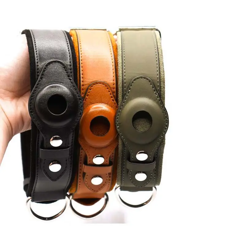 Location Tracker First Layer Leather Dog Pet