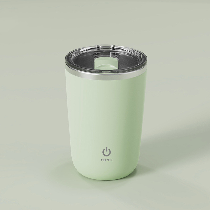 350ml Automatic Self Stirring Mug Coffee Milk Juice Mixing Cup Electric Stainles - Foto 12 di 14