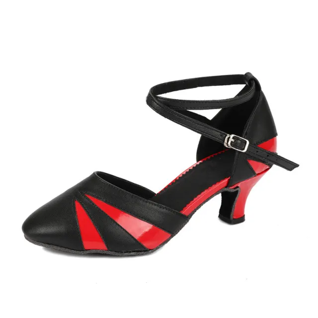 Latin Dance Shoes, National Standard Dance Chacharumba Modern Dance Shoes Red - Shop at LoveMi