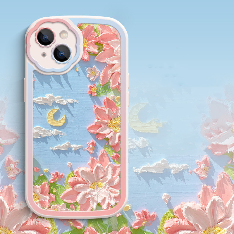 Oil Painting Flower Mobile Phone Protective Case
