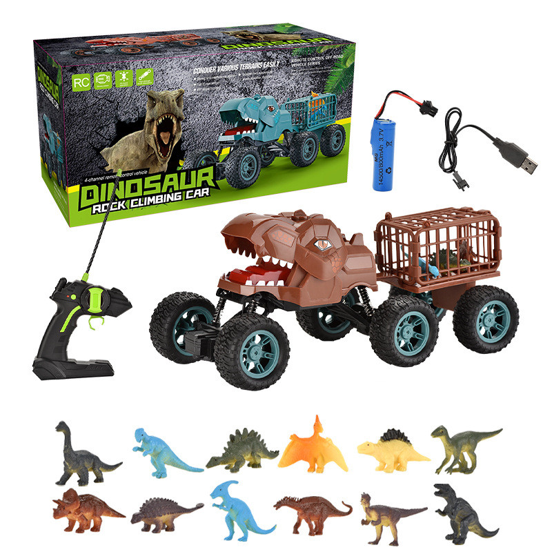 Title 10, Vier-Wege-Fernbedienung Dinosaurier Offroad-Kle...