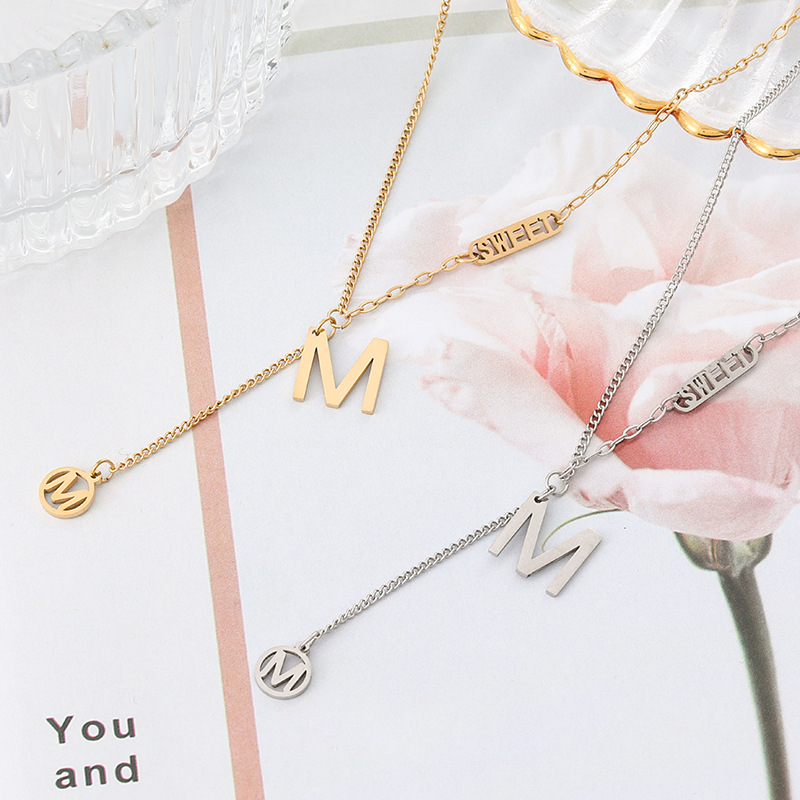 Light Luxury Minority Women's Fashion Titanium Steel Necklace