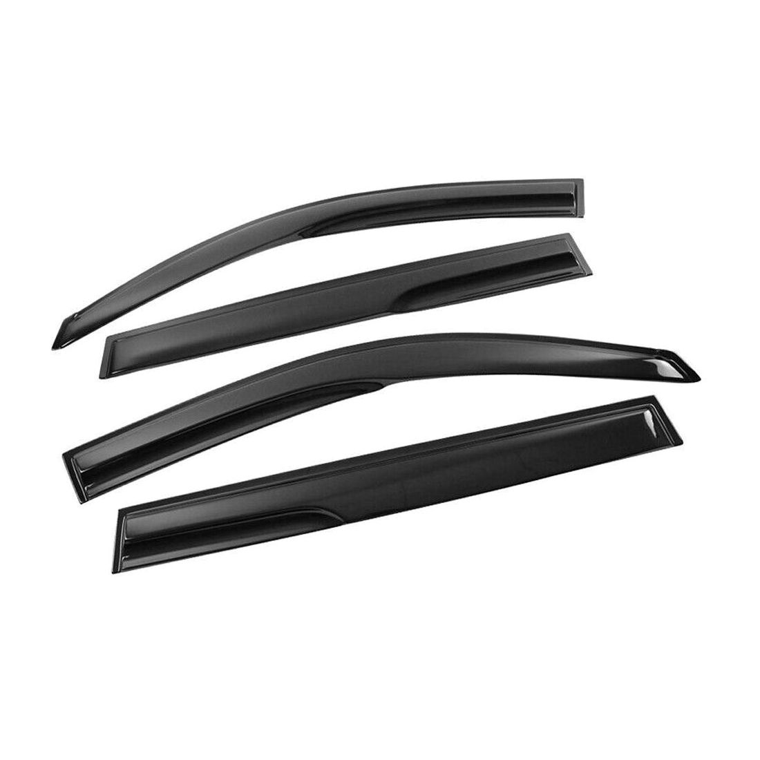 For T Oyota 08-13 T Oyota Highlander Mugen Style Window Visors Rain Sun Guard Vent