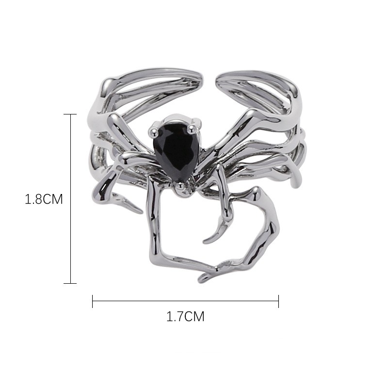 Title 5, Original Metall Spinnenring Damen Kaltwind Nisc...