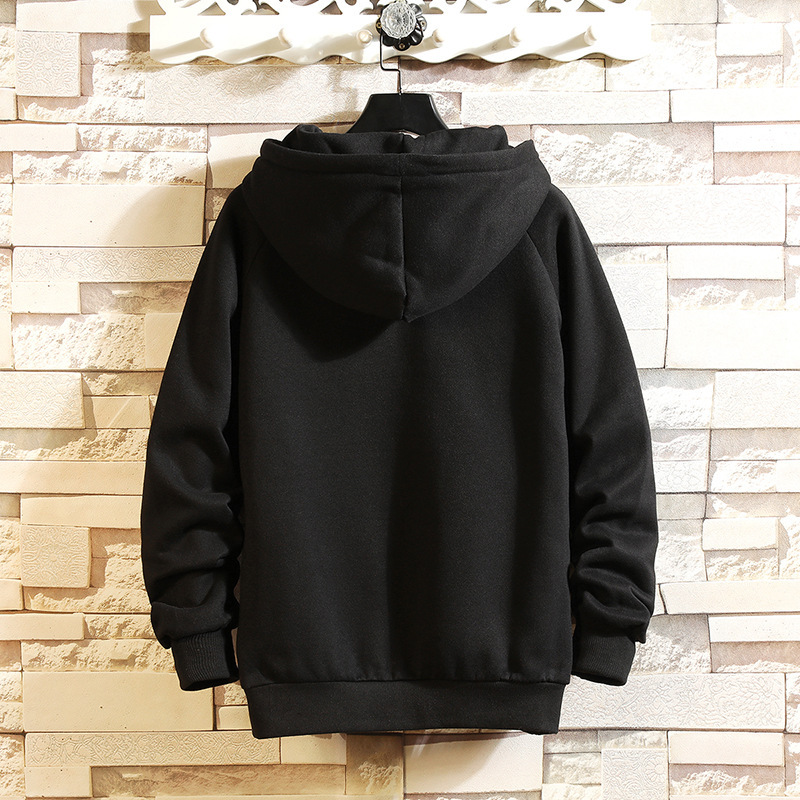 Men's High Collar Loose Hooded Sweater