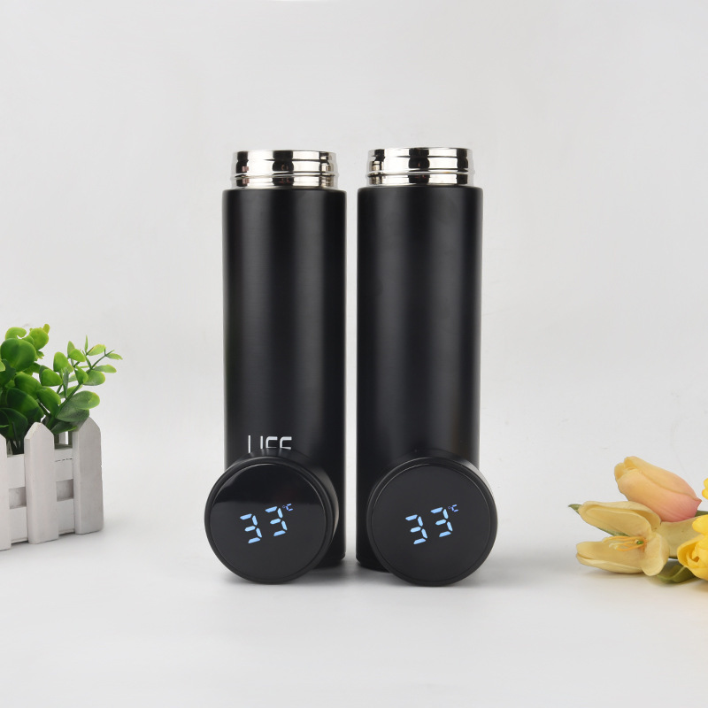 Title 3, Stainless Steel Smart Vacuum Flask Straighten T...