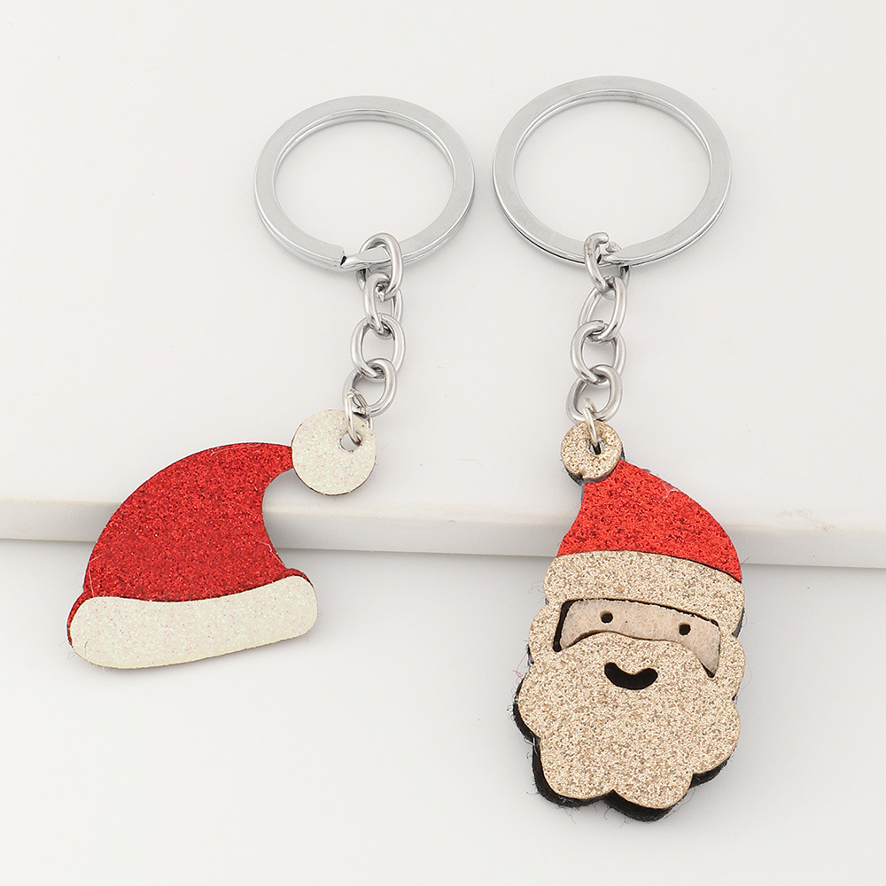 Christmas Stocking Elk Backpack Key Chain