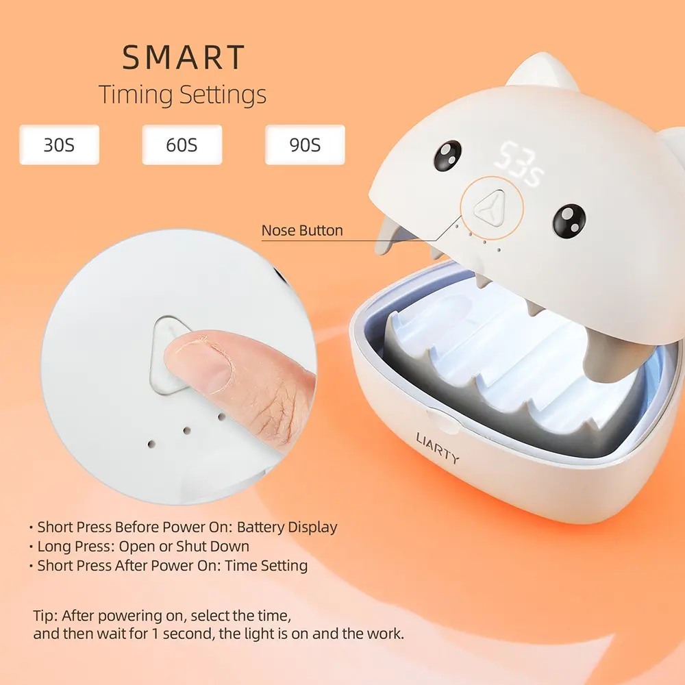 LED Nail Machine Does Not Leak Light