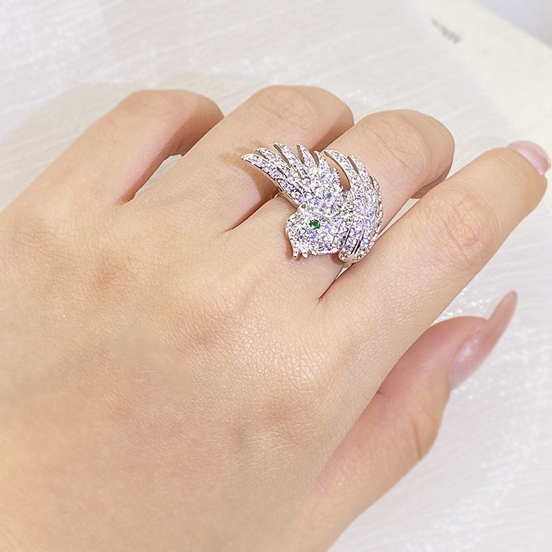 Full Rhinestone Zircon Women's Ring
