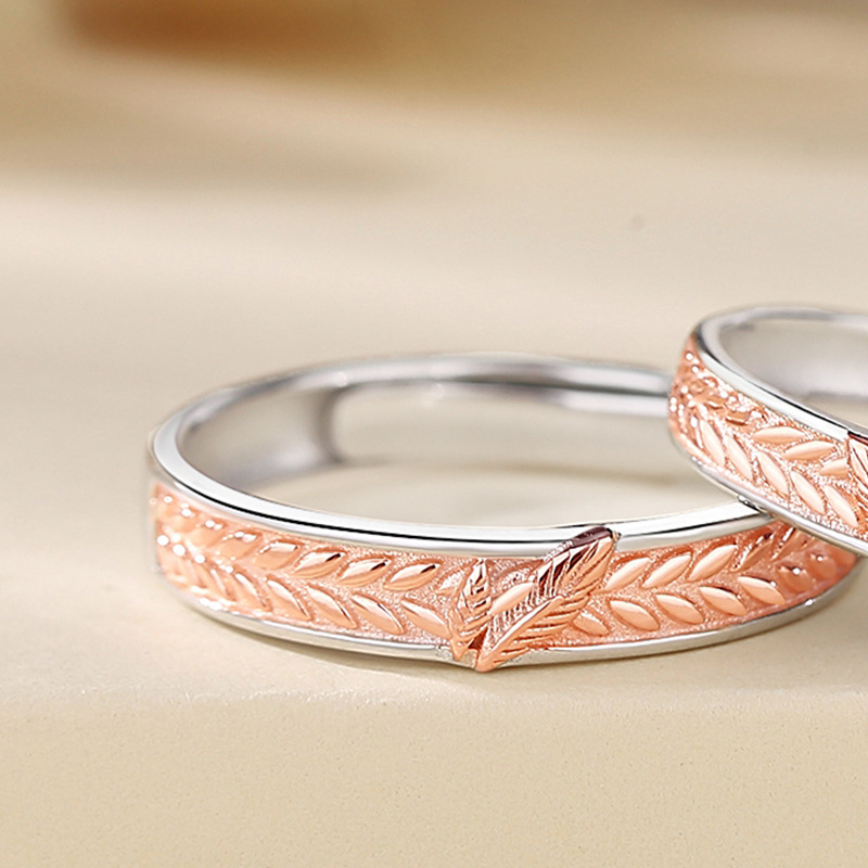 Simple Sen Rose Gold Ring Sterling Silver