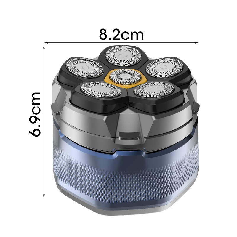 6D Electric Head Shaver For Bald Men Magnetic Razor Wet Dry Beard Hair Trimmer — image 8