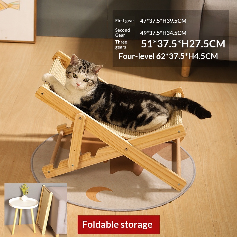 Rascador y Cama Integrada para Gatos